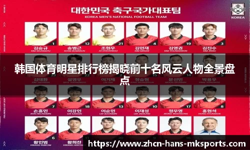 韩国体育明星排行榜揭晓前十名风云人物全景盘点